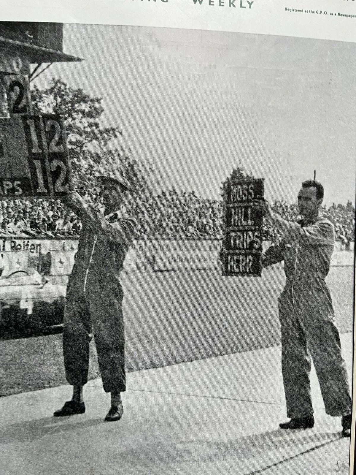 Vintage Autosport Print 1961 Graham Hill Stirling Moss German Grand Prix photo 59.0