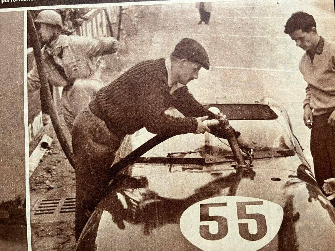 Original Jaguar D Type / Lotus Le Mans 24h French Magazine Print 1953 photo 66.0