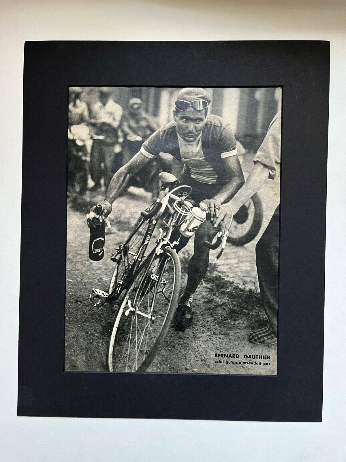 1950 Original Vintage Tour De France Cycling Print   Bernard Gauthier