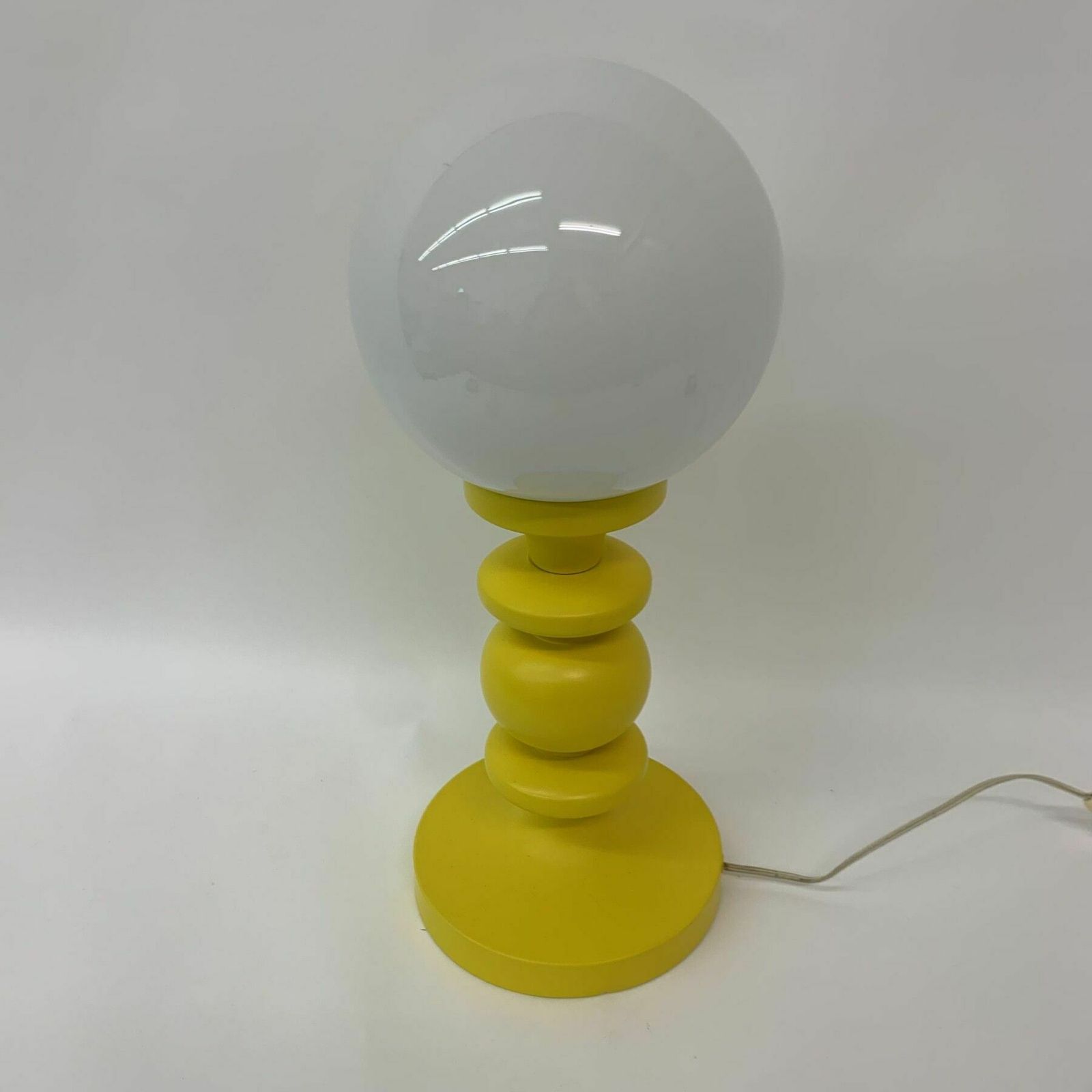 Space Age Gele Tafellamp, Jaren 1970 photo furniture