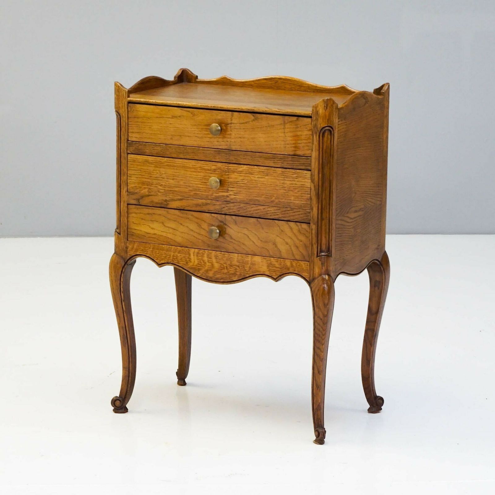 3 Drawer Chest, 1930s, Oak, Vintage