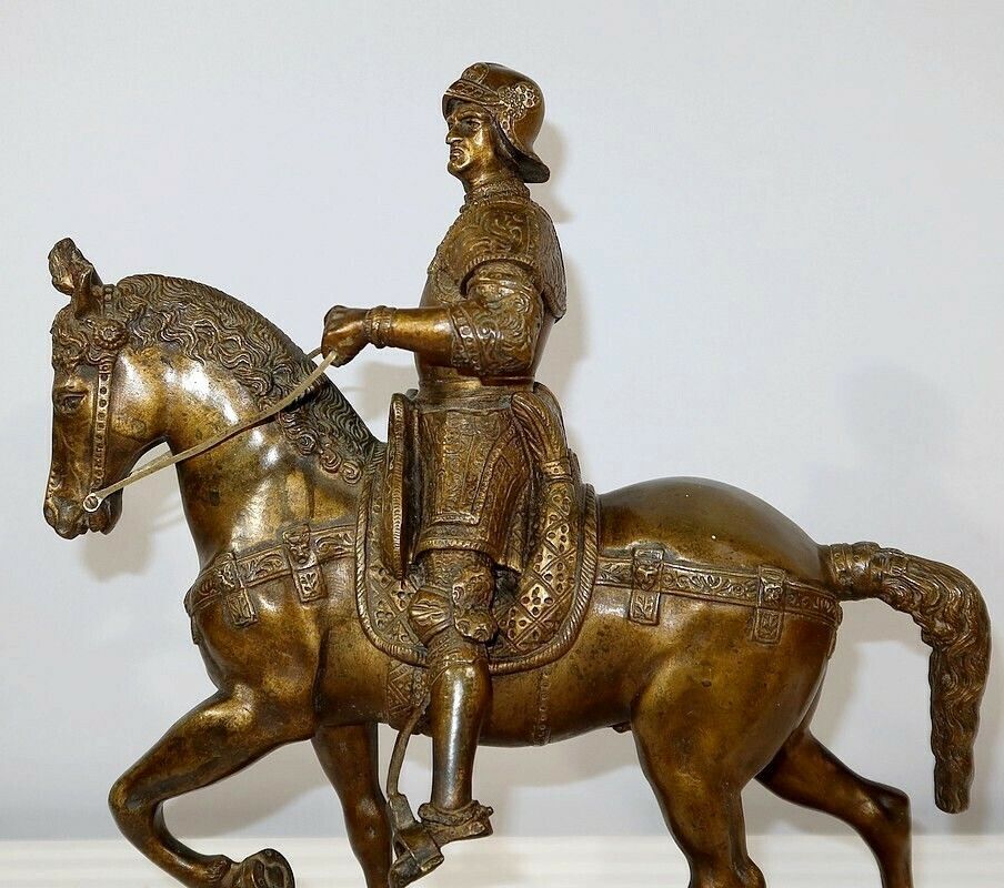 Bronze "Le Colleone" After Verrocchio, Late 19th Century photo buy