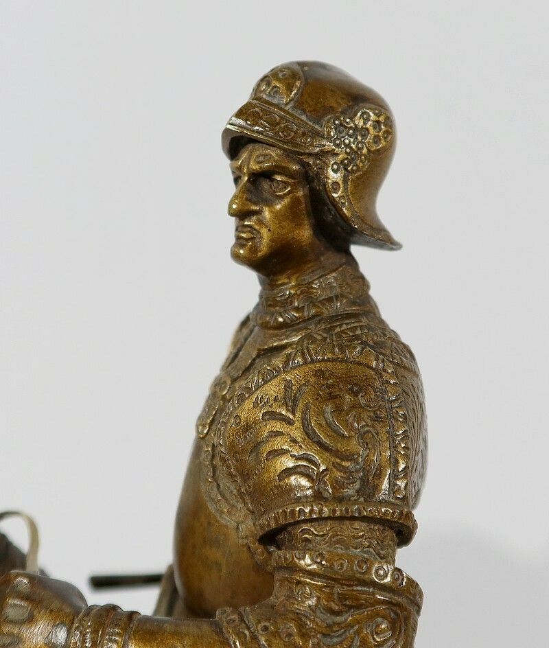 photo furniture Bronze "Le Colleone" After Verrocchio, Late 19th Century