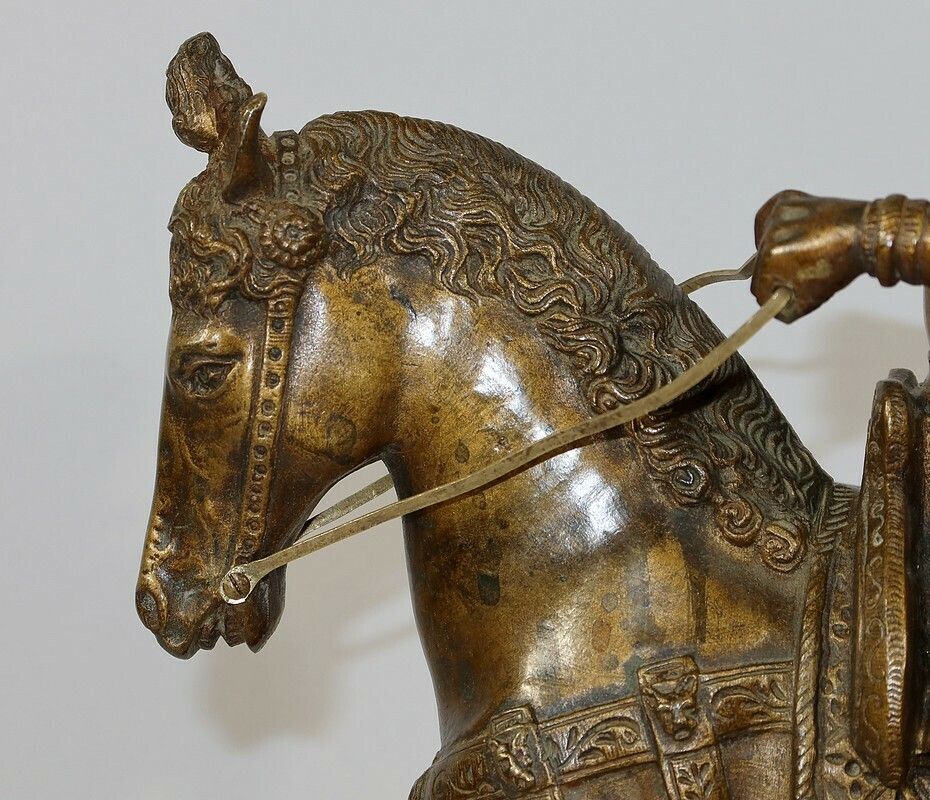 Art Bronze "Le Colleone" After Verrocchio, Late 19th Century photo