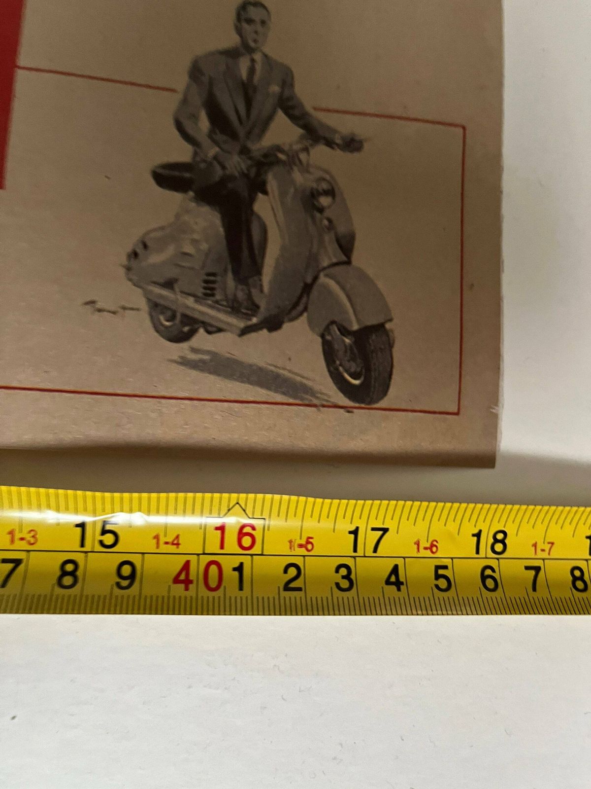 1953 Tour De France / Lambretta Map   Vintage Cycling Print photo 356.0