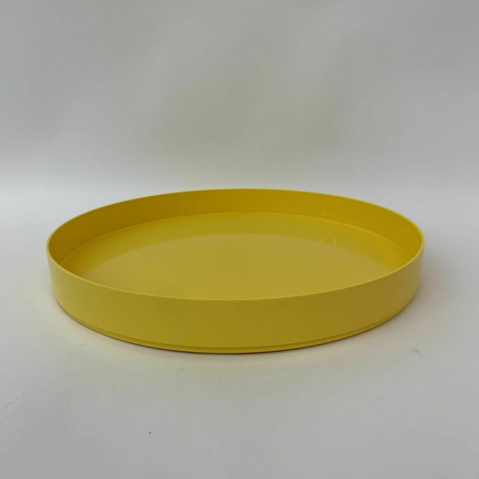 Metalen Rosti Melamine Serveerschaal In Geel, Deens Design, Ca. Jaren 1970