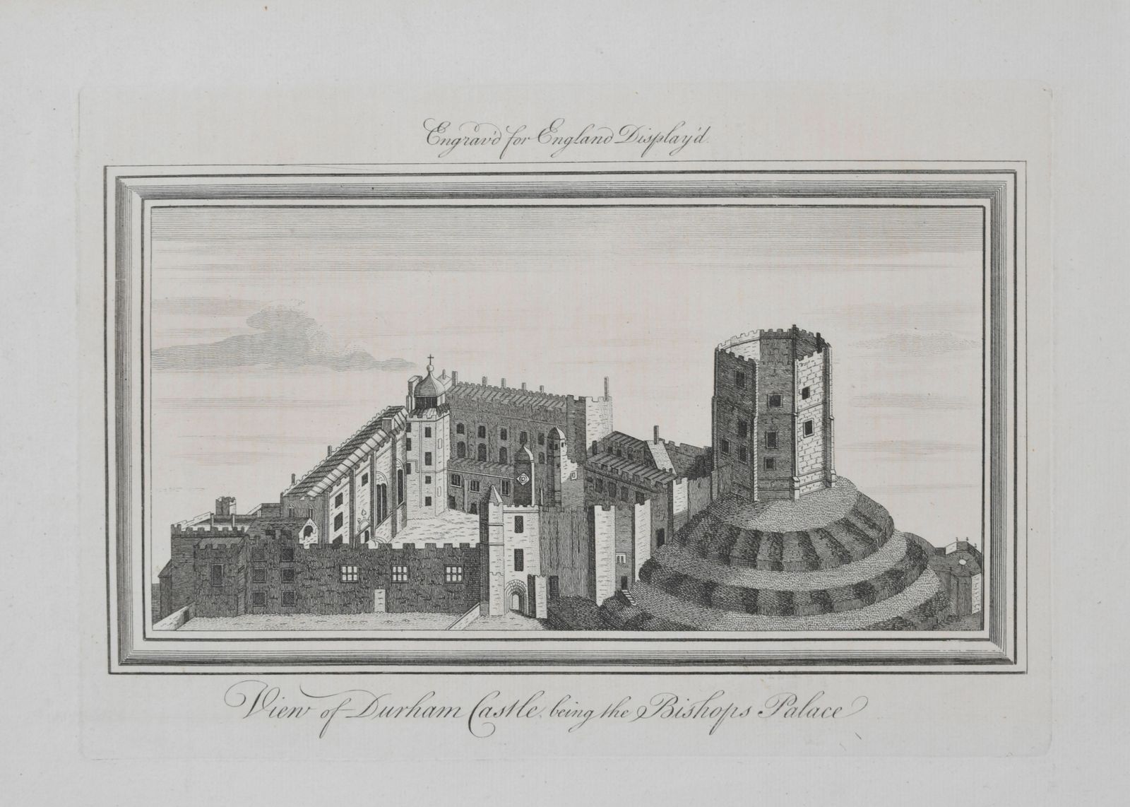 Castle, University College, Durham Engraving After Samuel And Nathaniel Buck photo for sale