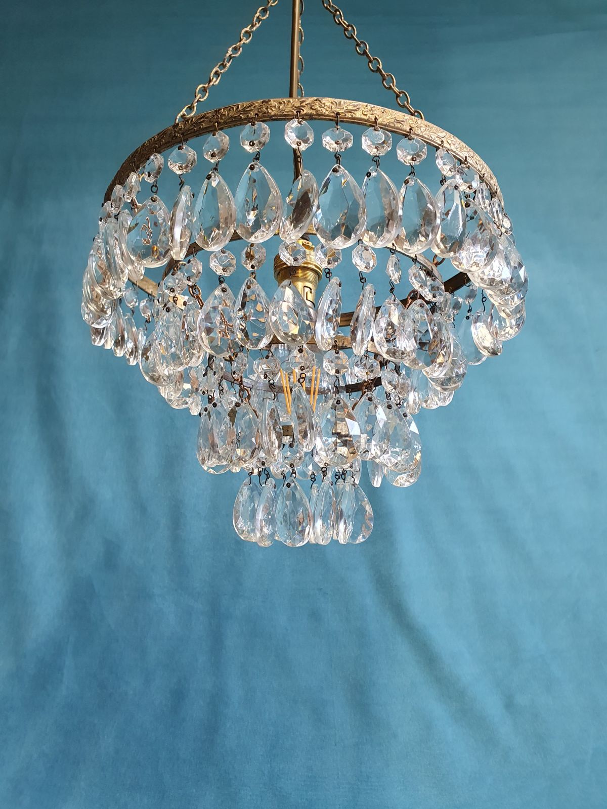 Early 20th Century Drip Chandelier photo for sale