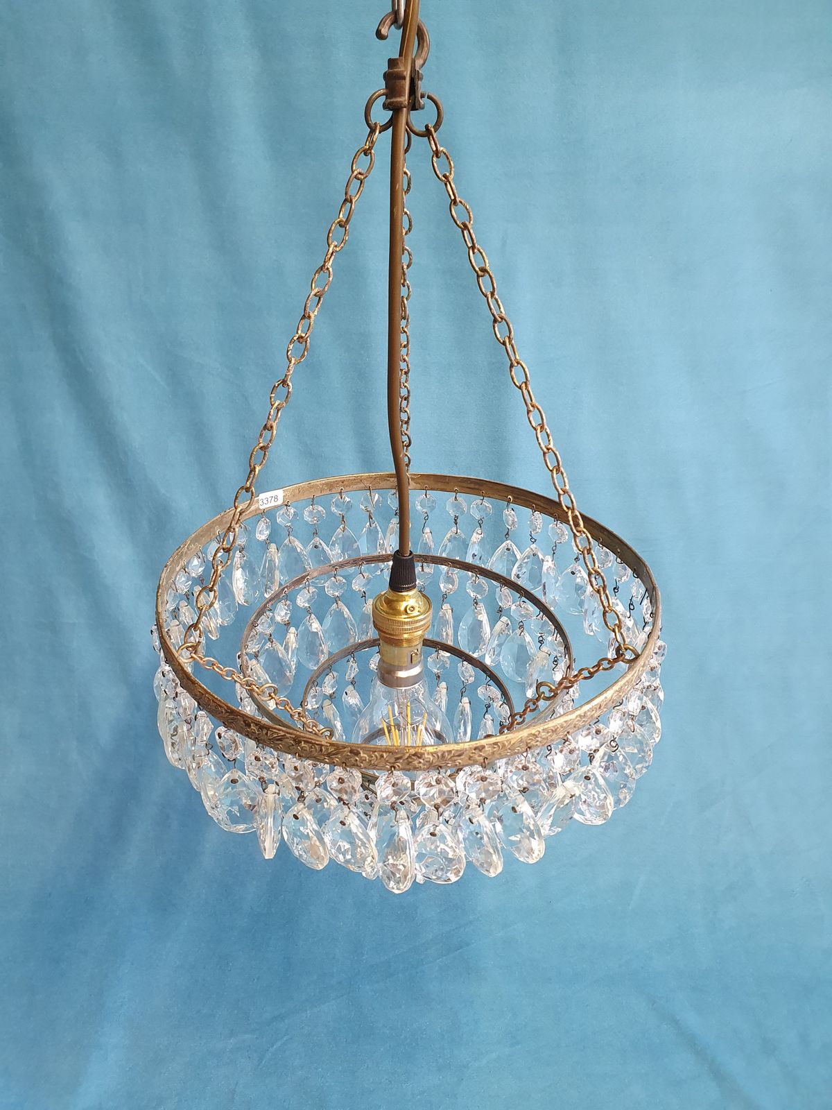 Early 20th Century Drip Chandelier photo Lighting