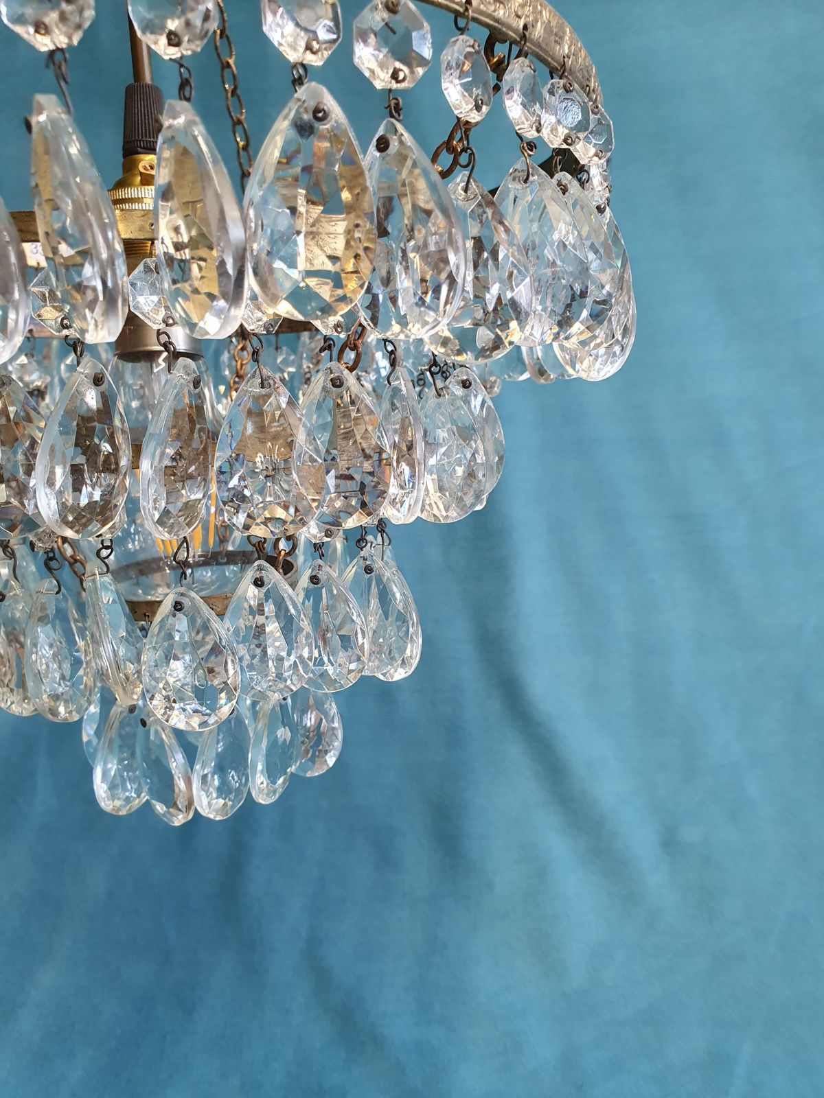Early 20th Century Drip Chandelier photo vinterior