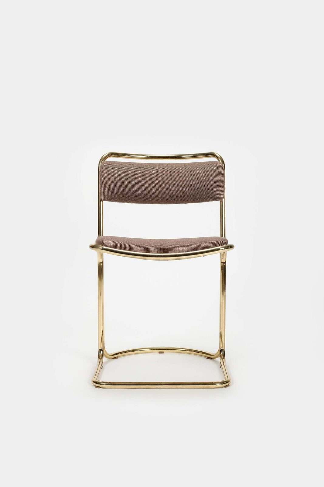 Chair With Brass Frame, Italy, 70s photo Furniture