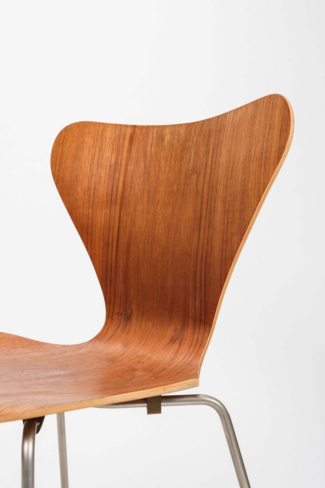 Arne Jacobsen, Teak Chair 3107, Fritz Hansen, Denmark, 50s photo buy