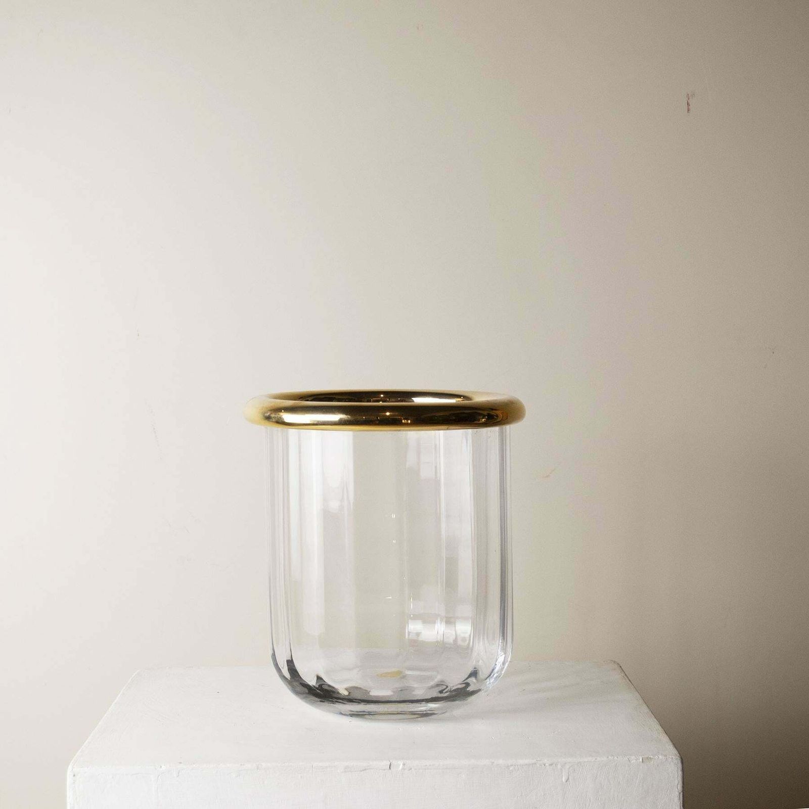 Italian Seau A Glace In Cristal And Brass Late 60’s. photo 391.84000000000003