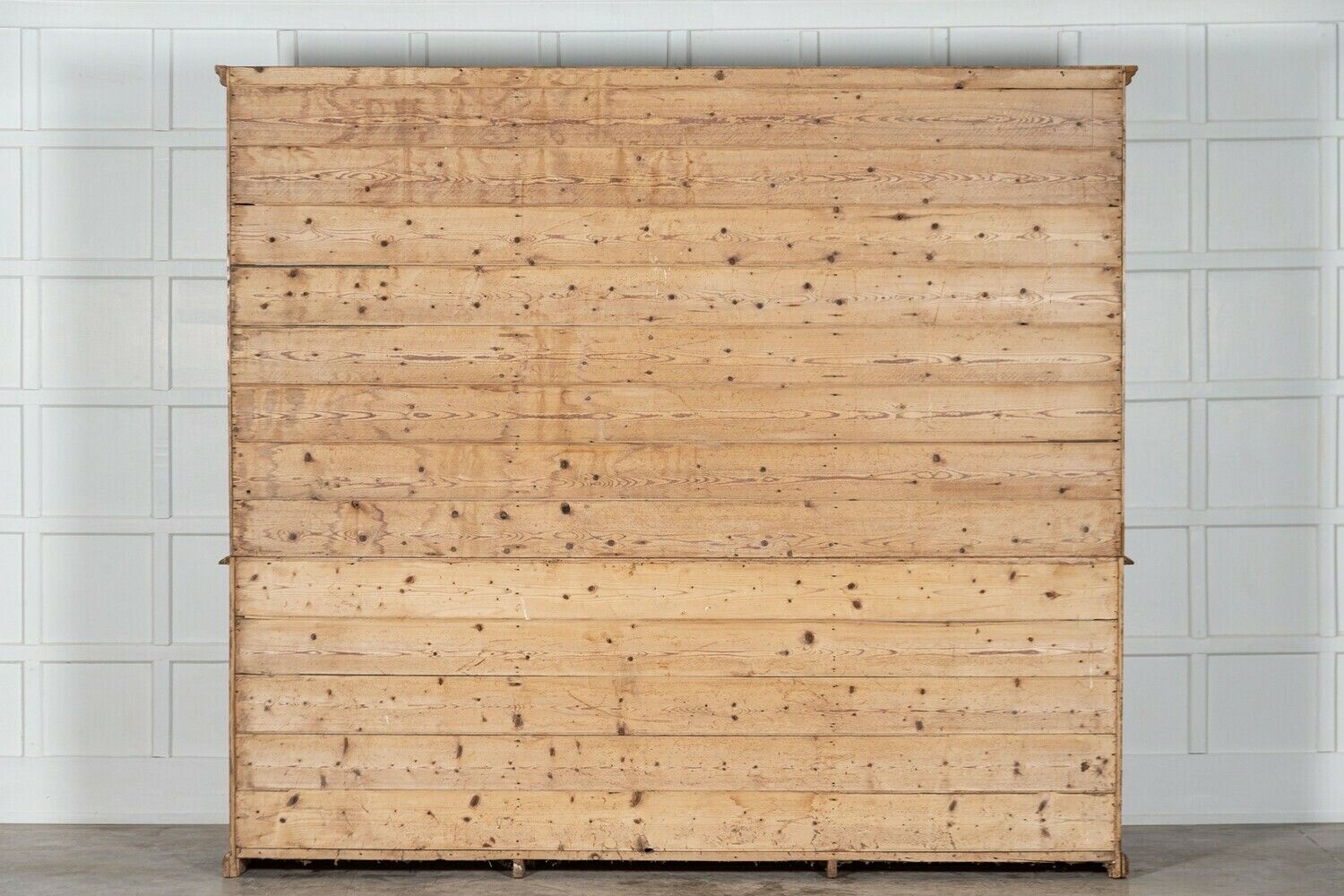 photo buy Large 19thc English Pine Breakfront Bookcase