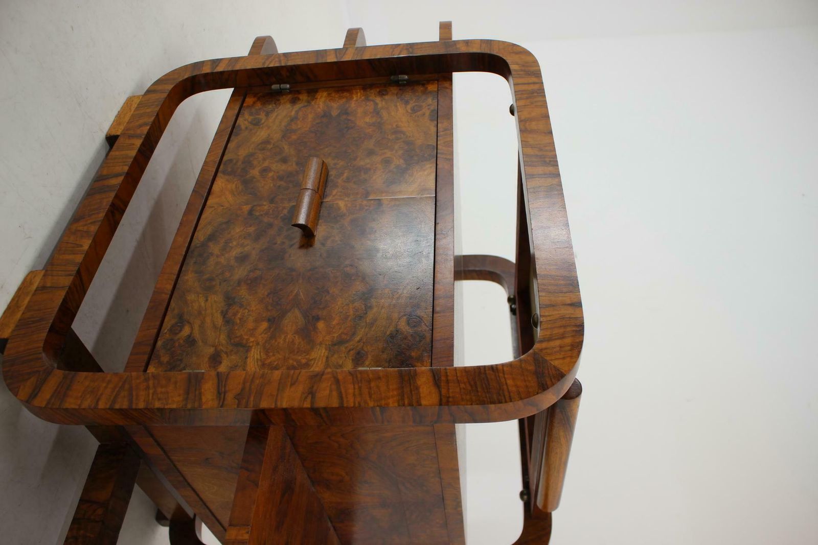 photo vintage 1930s Restored Large Art Deco Floor Lamp,Czechoslovakia