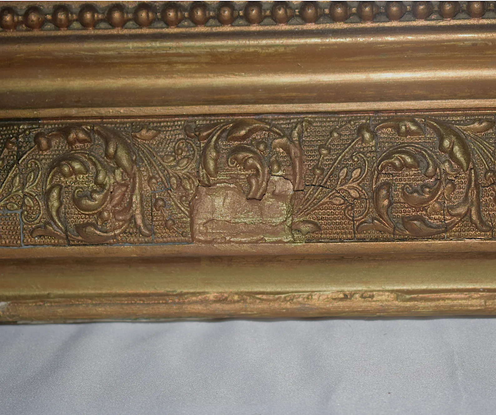 Antique French 19th Century Louis Philippe Gilt Gold Mirror photo vinterior
