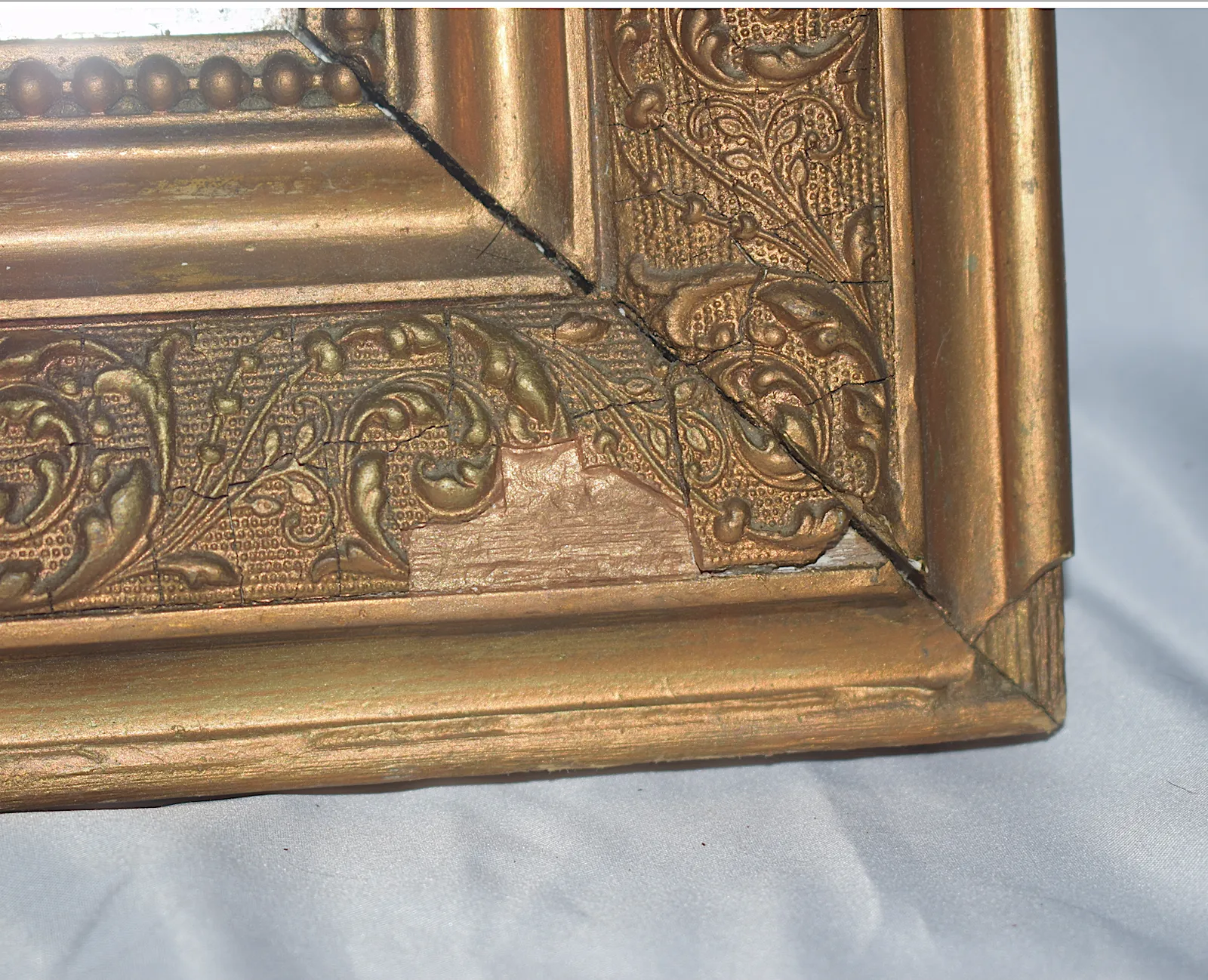 Antique French 19th Century Louis Philippe Gilt Gold Mirror photo buy