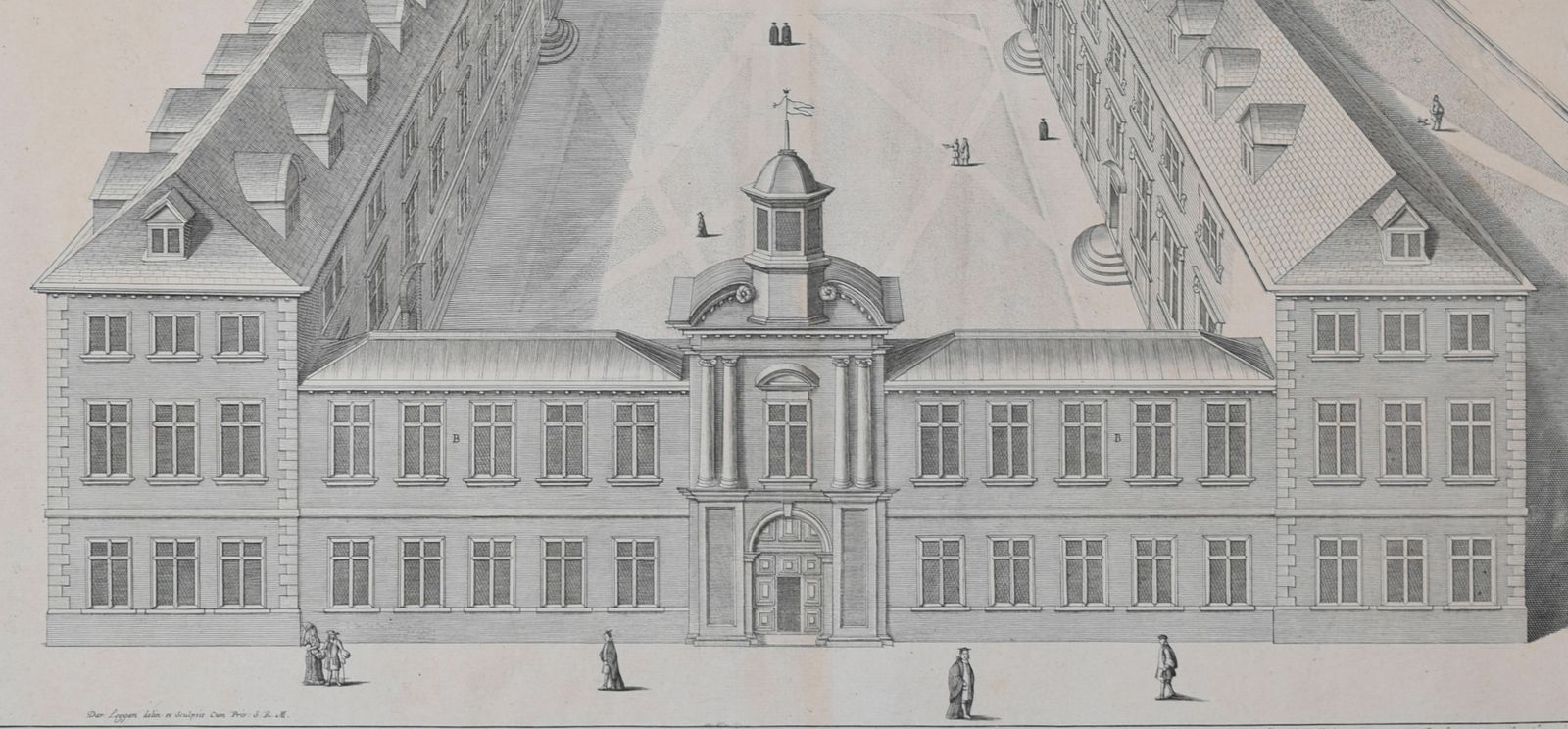 David Loggan (1634 – 1692) St Catharine’s College, Cambridge (1690) photo for sale