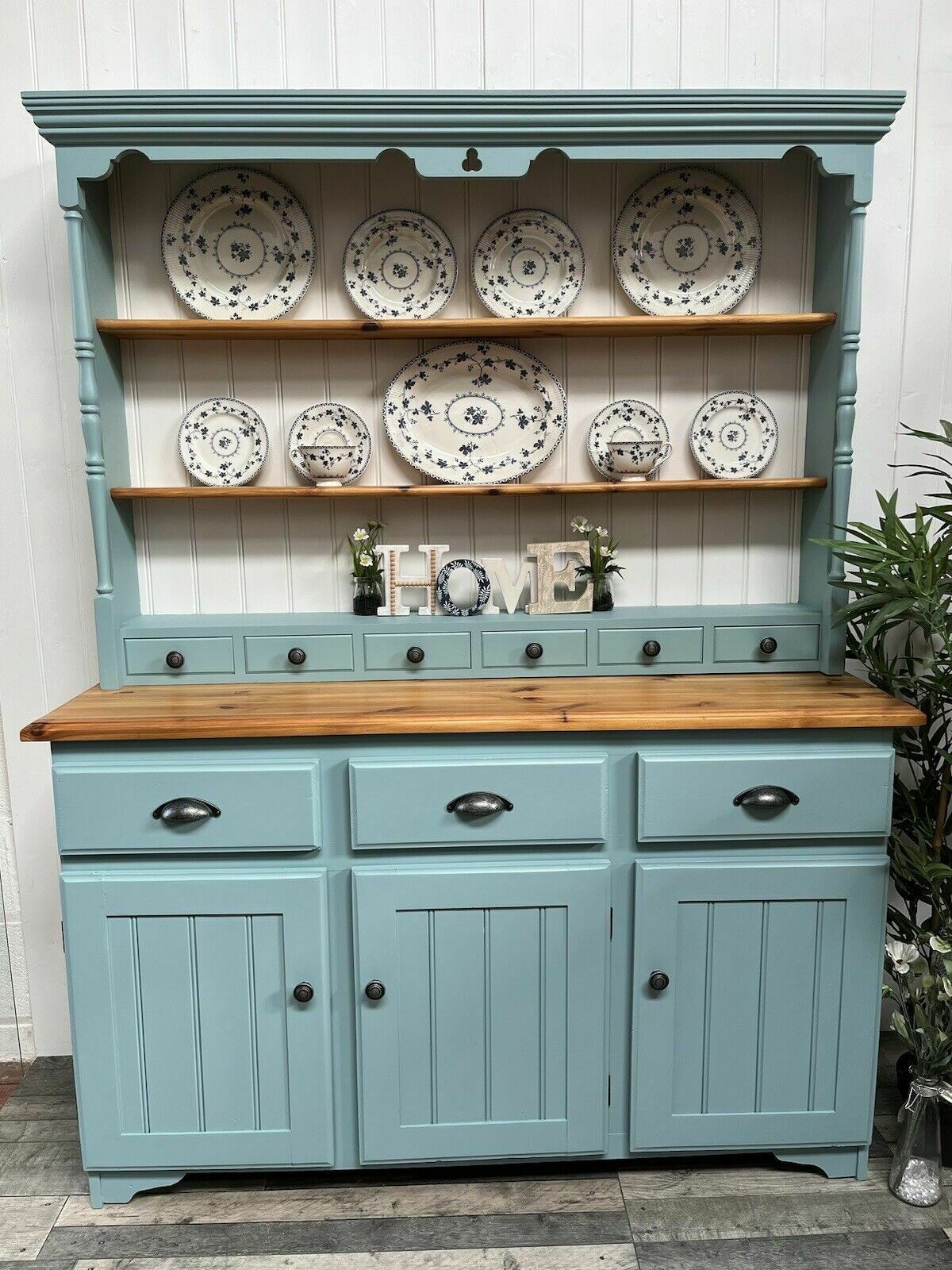 photo vinterior Vintage Furniture 2 Door Carved Welsh Dresser Ready To Be Upcycled