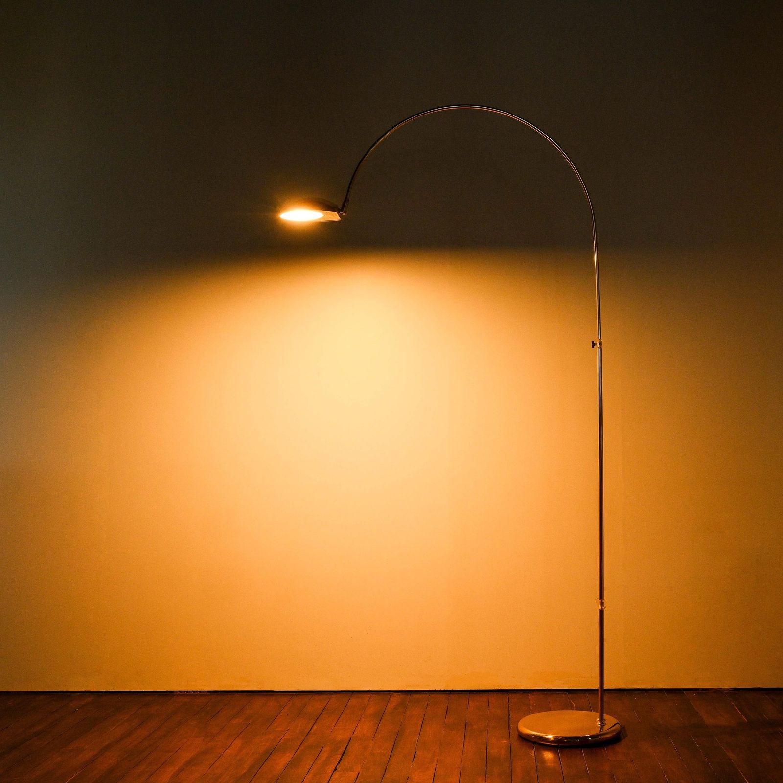 Omi Floor Lamp In Brass & Lucite Produced Form The 1970's photo furniture