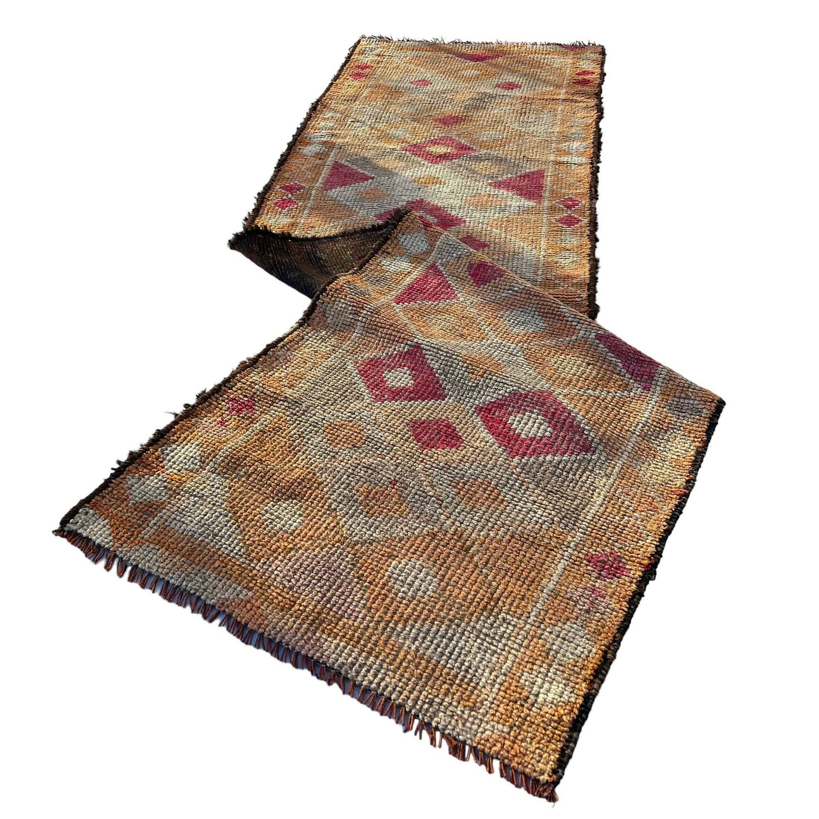 Traditional Vintage Kurdish Herki Rug photo for sale