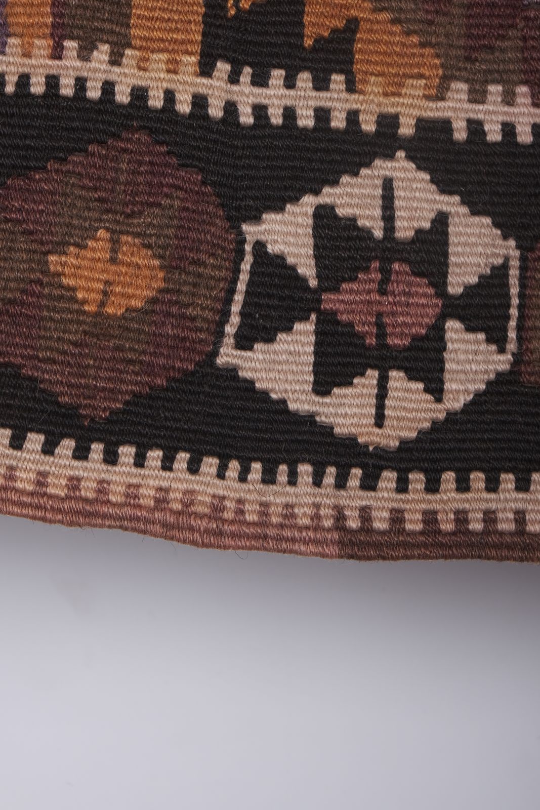 Vintage Pastel Turkish Kars Kilim Rug 4'4'' X 11'10' photo Textiles