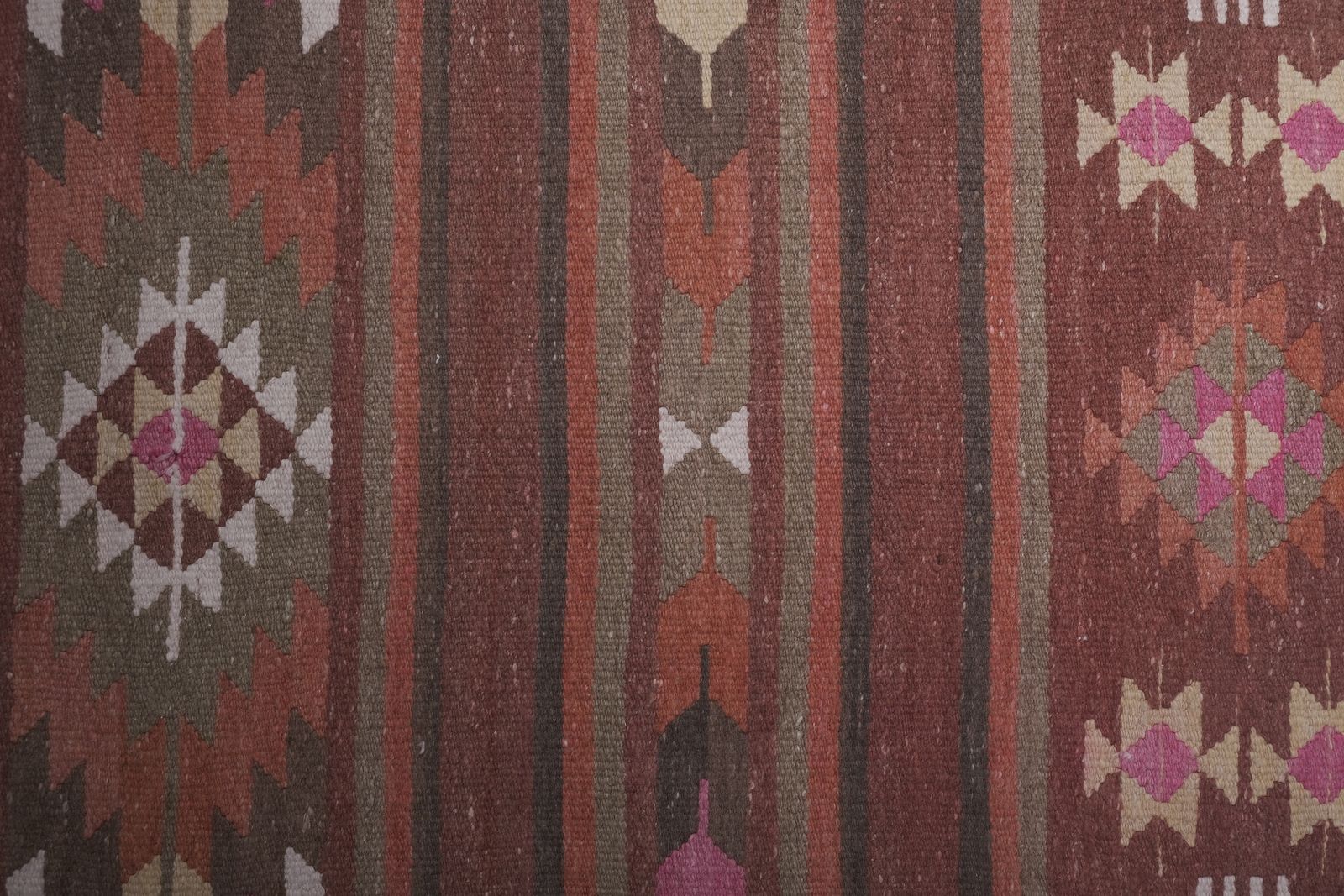 1970s Turkish Oushak Long Kilim Runner Rug   Stair Kilim photo 1400.0