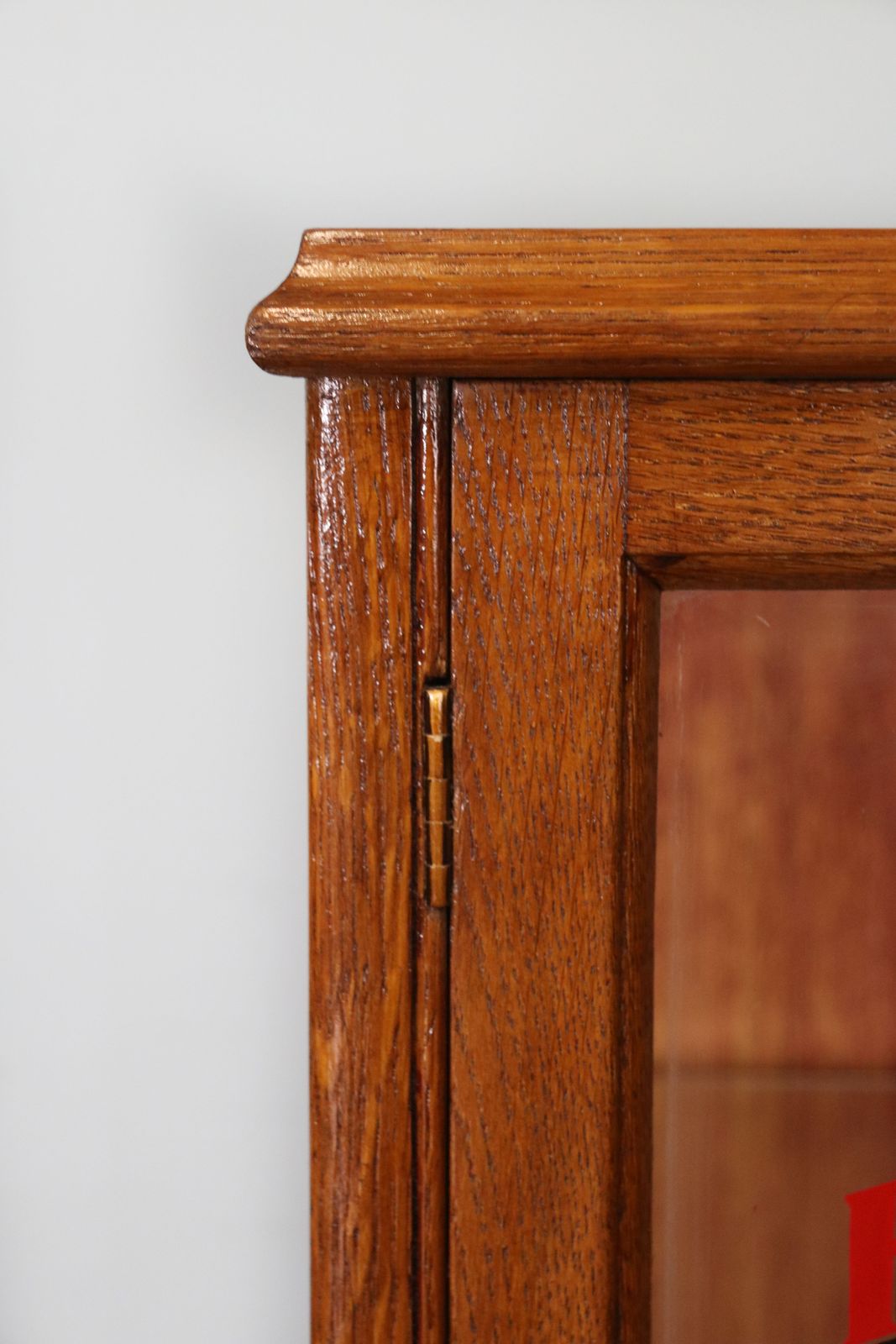 A Hershey’s Chocolate  Hardwood Framed Shop Counter Display Cabinet. photo vintage