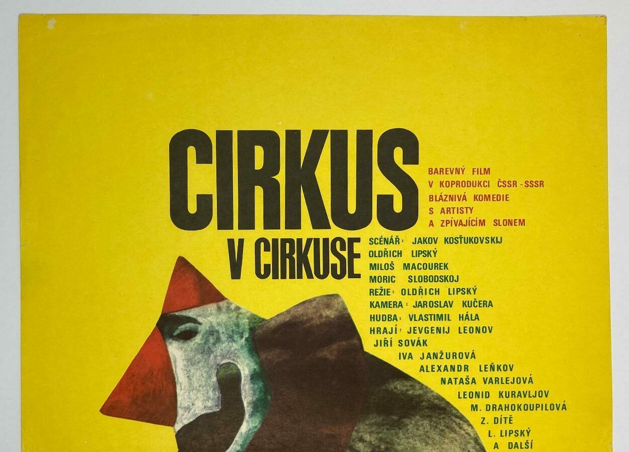 Movie Poster, Circus In The Circus, Karel Vaca, 1975 photo furniture