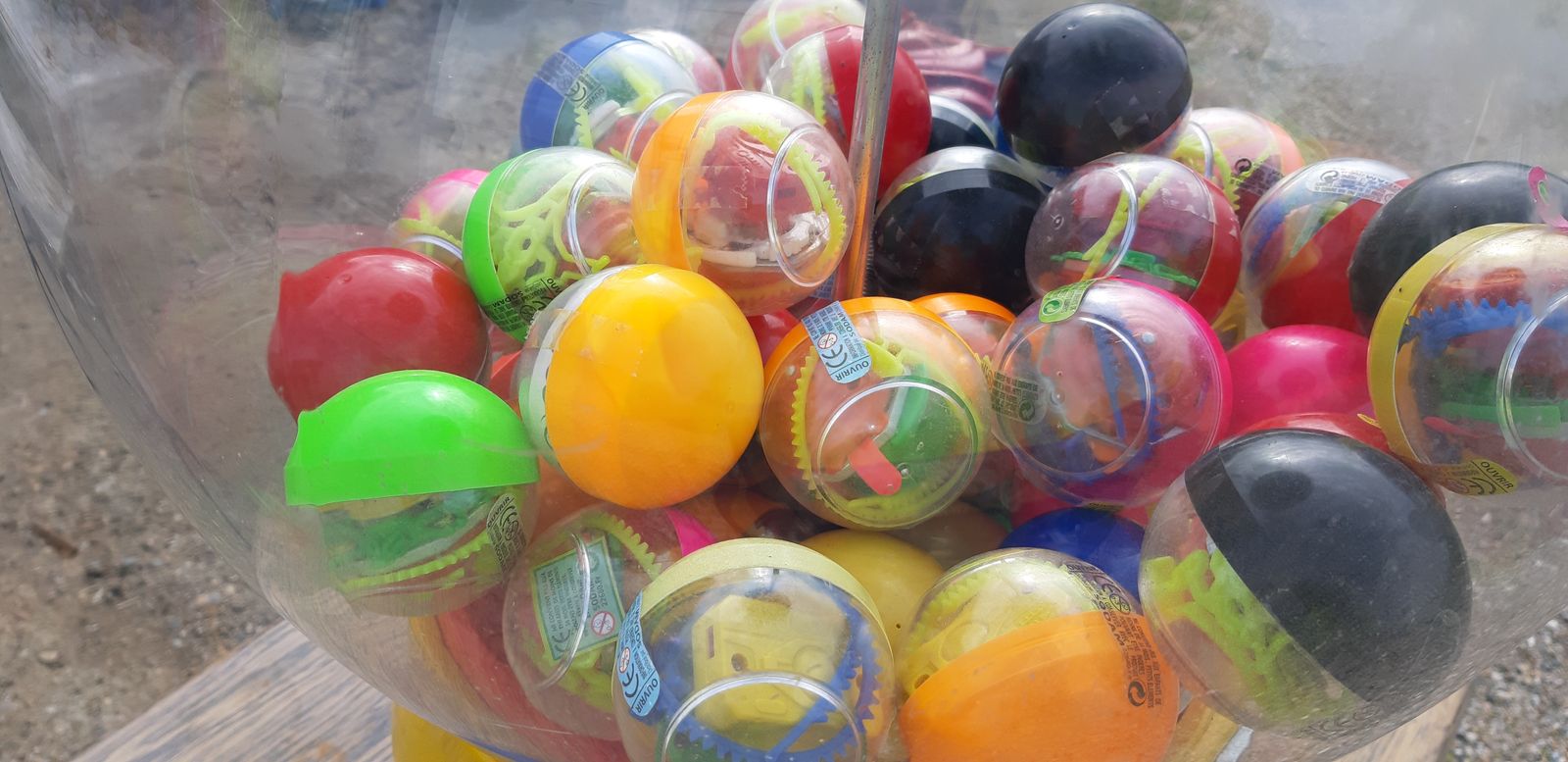 Home Decor Funfair Game Ball Dispenser, 1970s photo