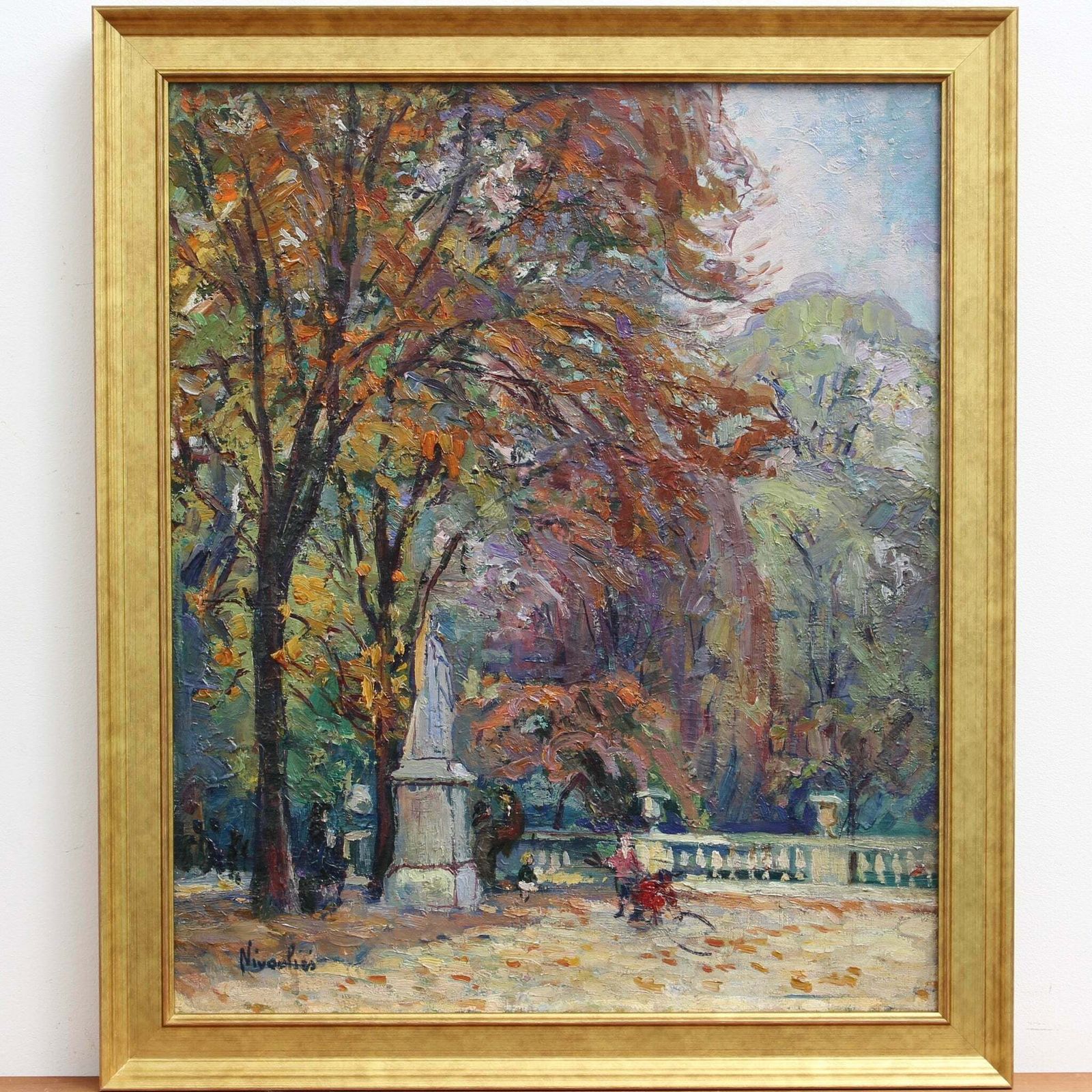 'The Garden Of Luxembourg' By Marie De Nivouliès De Pierrefort (Circa 1910)