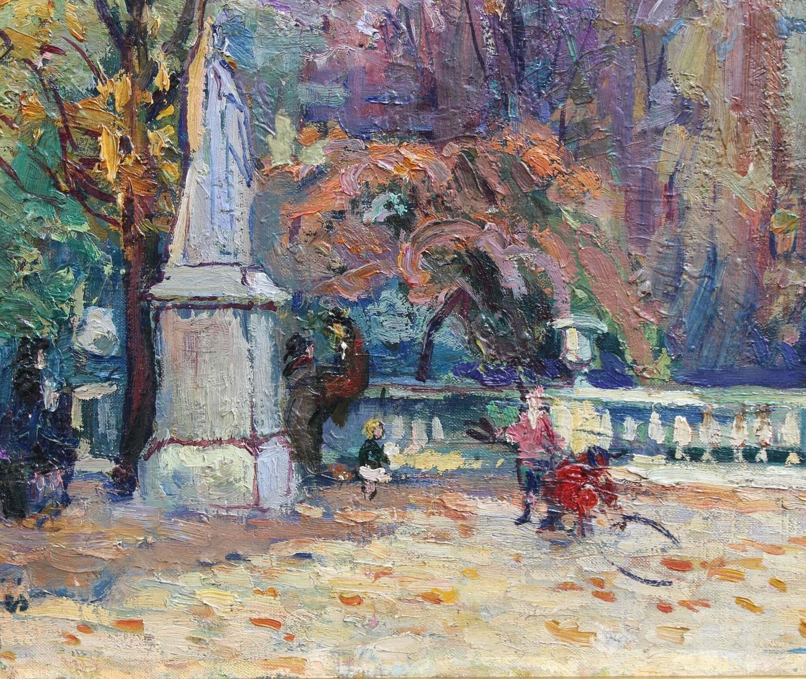 photo buy 'The Garden Of Luxembourg' By Marie De Nivouliès De Pierrefort (Circa 1910)