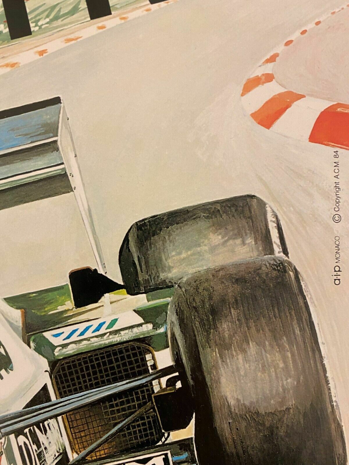 Art Pierre Berenguier, 1984   Monaco 84   Advertising Offset Poster Linen Backed photo
