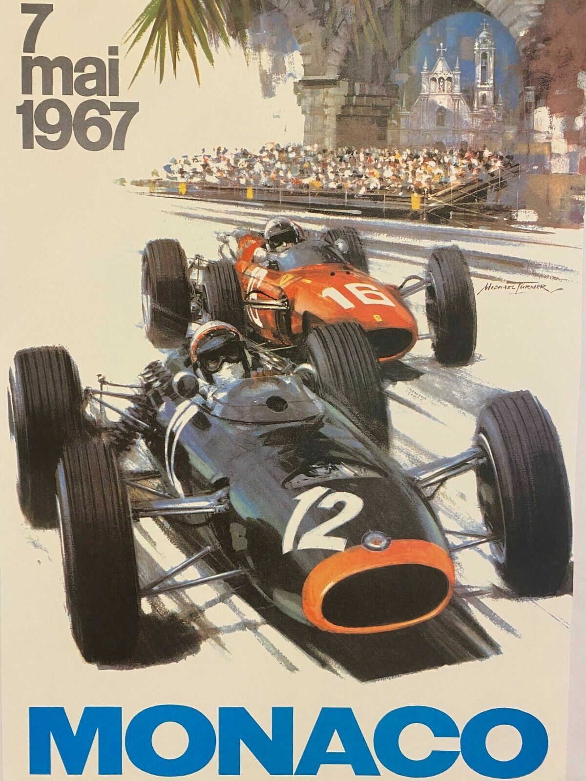 photo furniture Michael Turner, 1967   Munich 67   Advertising Offset Poster Linen Backed