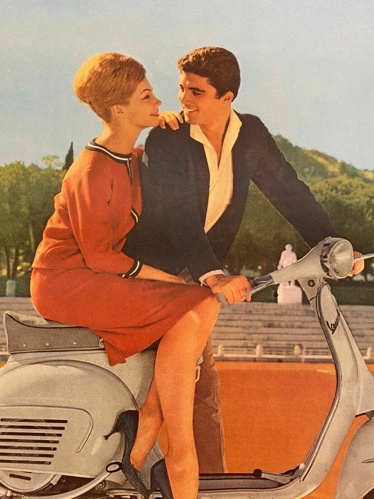 photo for sale Anonymous, C.A. 1970s   Vespa Gs Original Vintage Poster Cm 99 X 69