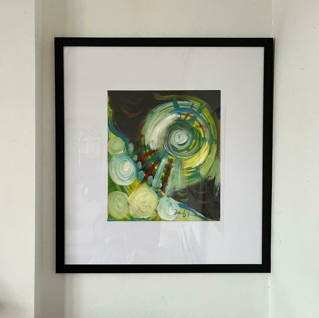 Signed Sir Terry Frost Painting On Paper