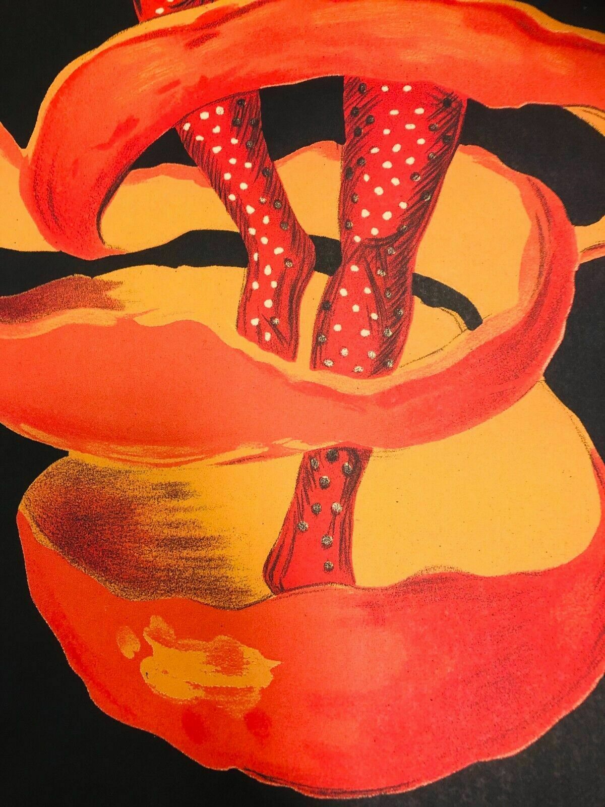 Leonetto Cappiello, 1950s   Spiritello Campari   Original Affiche Cm 140 X 100 photo vinterior