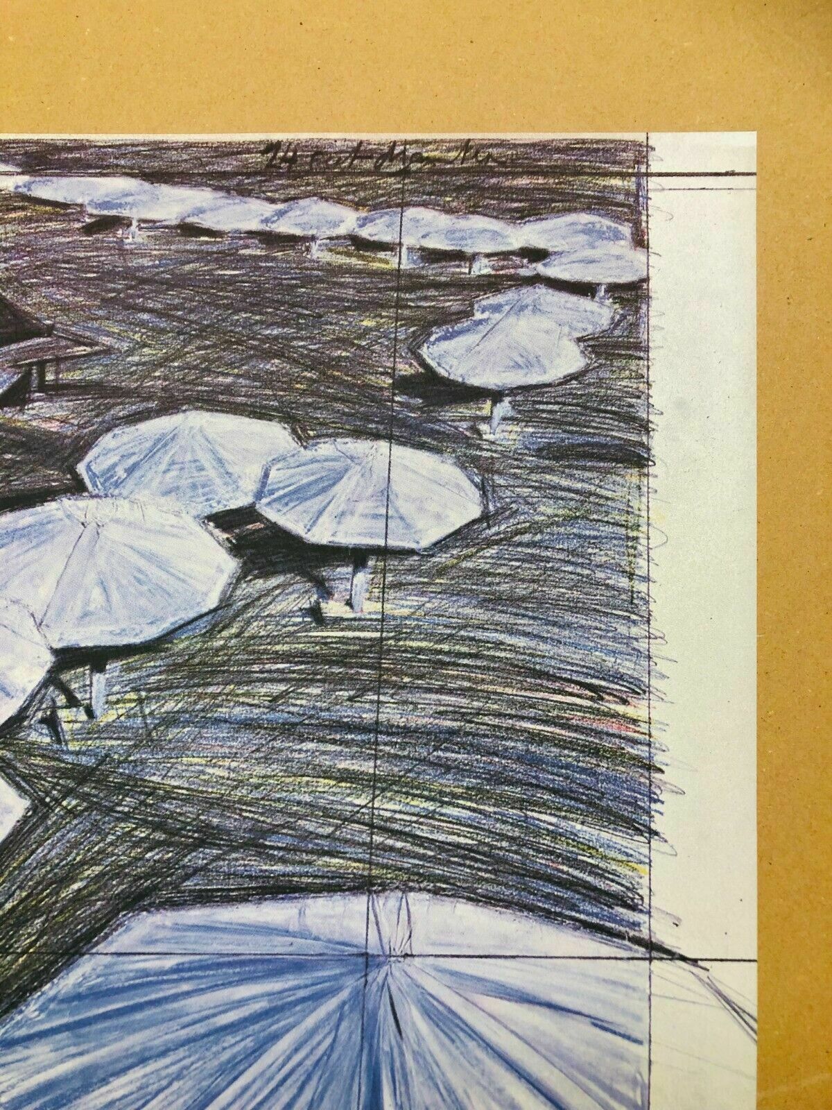 Christo, 1986   The Umbrellas   Exhibition Poster Printed In Offset Lithography photo 178.0