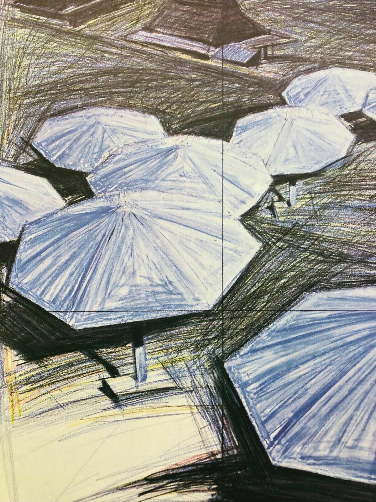 Christo, 1986   The Umbrellas   Exhibition Poster Printed In Offset Lithography photo buy