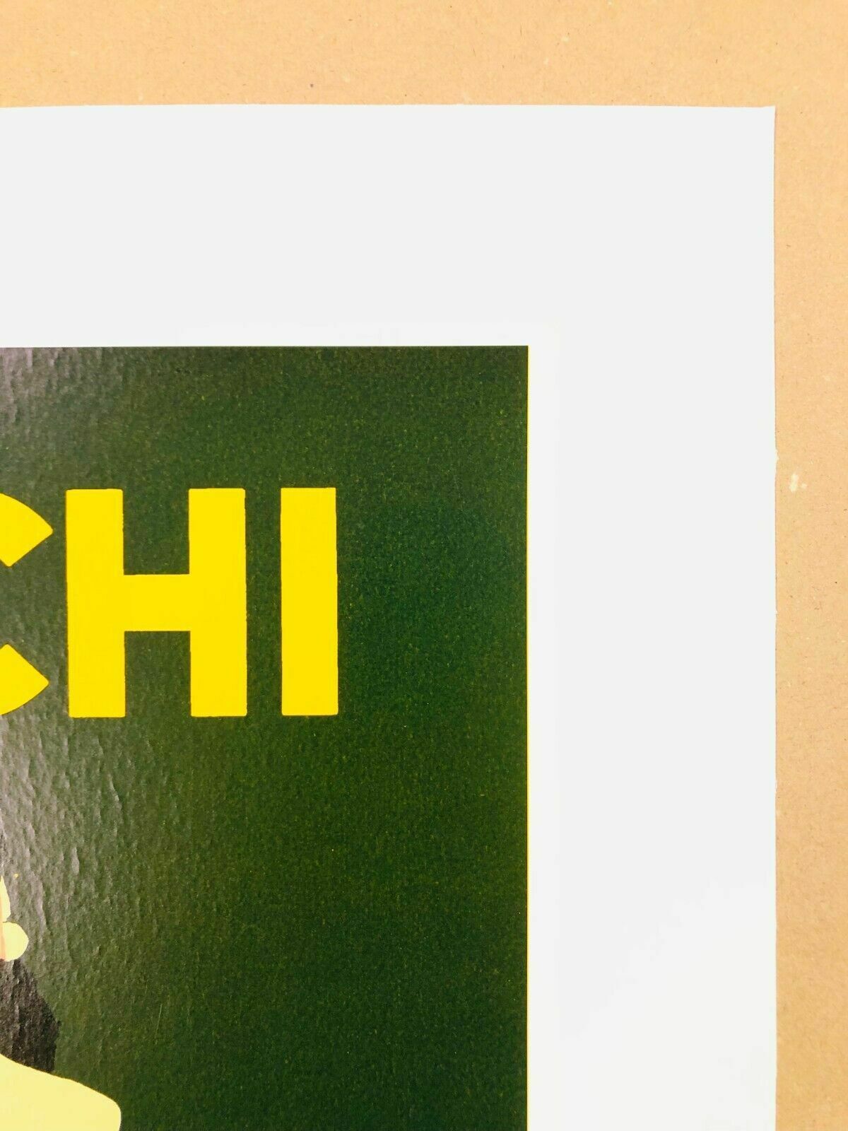 Jeanne Grignani, 80s Necchi (Green)  Original Affiche Linen Backed On Canvas photo 270.0