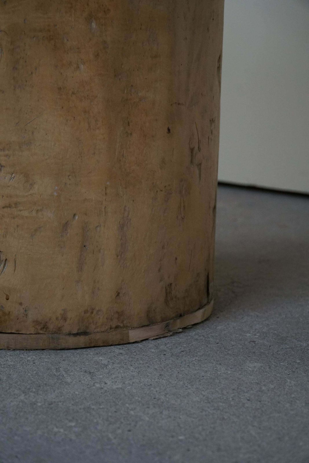 photo furniture Wabi Sabi Stump Chair In Solid Birch By A Swedish Cabinetmaker Modern 1950s