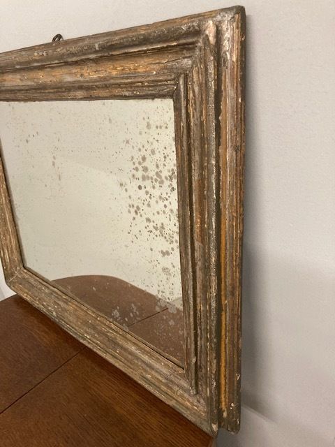 Home Decor Ancient Gold And Silver Mecca Mirror XVIII Century. Italy photo