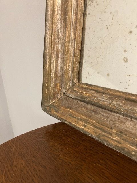 photo vinterior Ancient Gold And Silver Mecca Mirror XVIII Century. Italy