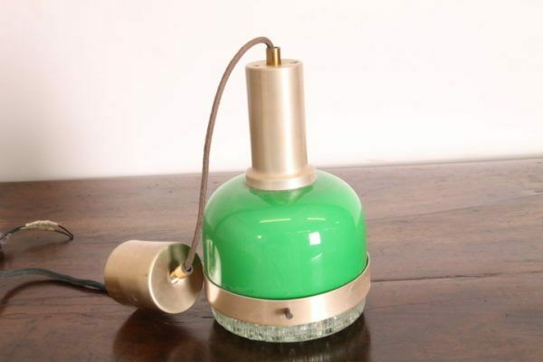 50s Vintage Mid Century Modern Chandelier Suspension Lamp !! Modernity