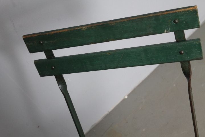 Group Of Four Original 50s Vintage Modern Antique Bistro Chairs photo 405.6