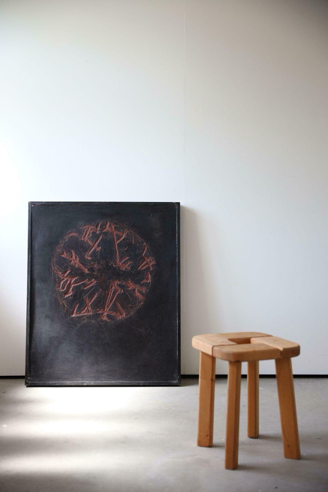 Late 20th Century Wall Art "Placenta" By Danish Artist John Olsen, Juli, 1991 photo 1268.0