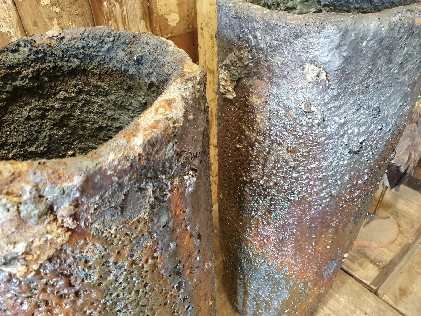 photo furniture Antique Crucibles, Early 20th Century