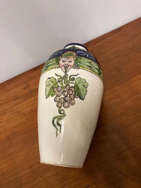 Home Decor Antique Art Nouveau Majolica Vase Pasquali Umbertide 1910 Taste photo