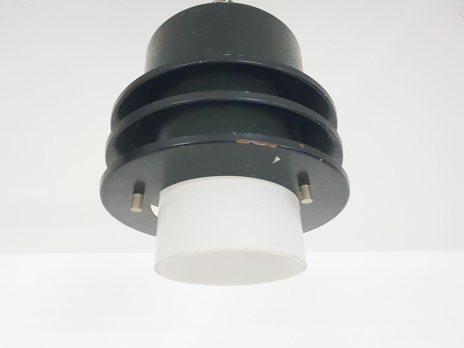 Verlichting Set Van Twee Minimalistische Plafondlampen, Nederland, Ca. Jaren 1960 photo