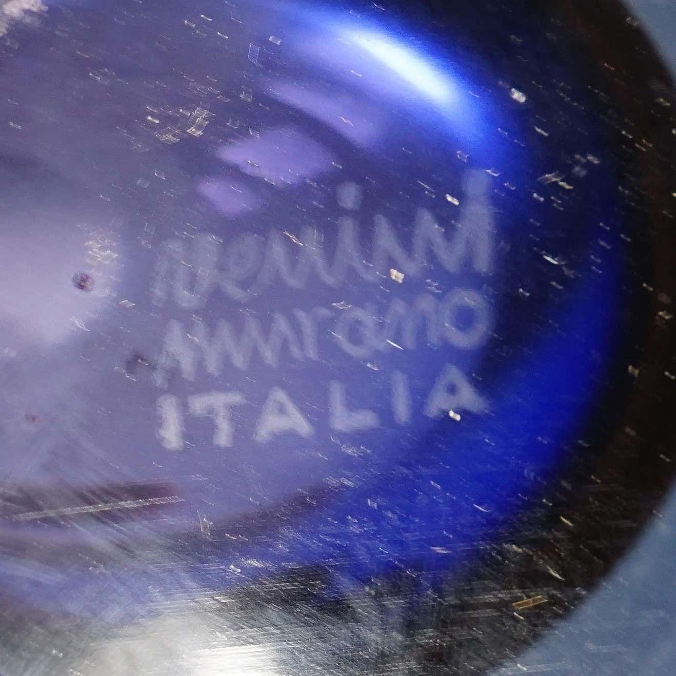 photo for sale Grote Venini Kunstglazen Vaas Met Inciso Decoratie – Paolo Venini, Murano 1956